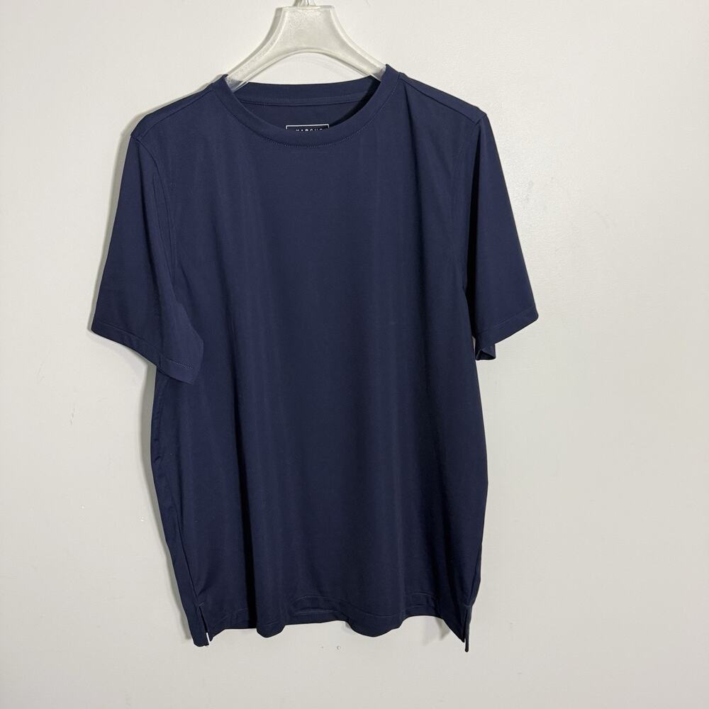Marcus Pierce OBSIDIAN T-SHIRT Crewneck Mens Navy Blue Size S